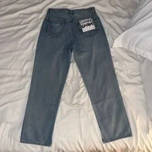 Ganni | Jeans | Ganni Light Blue Vintage Figni Jeans | Poshmark